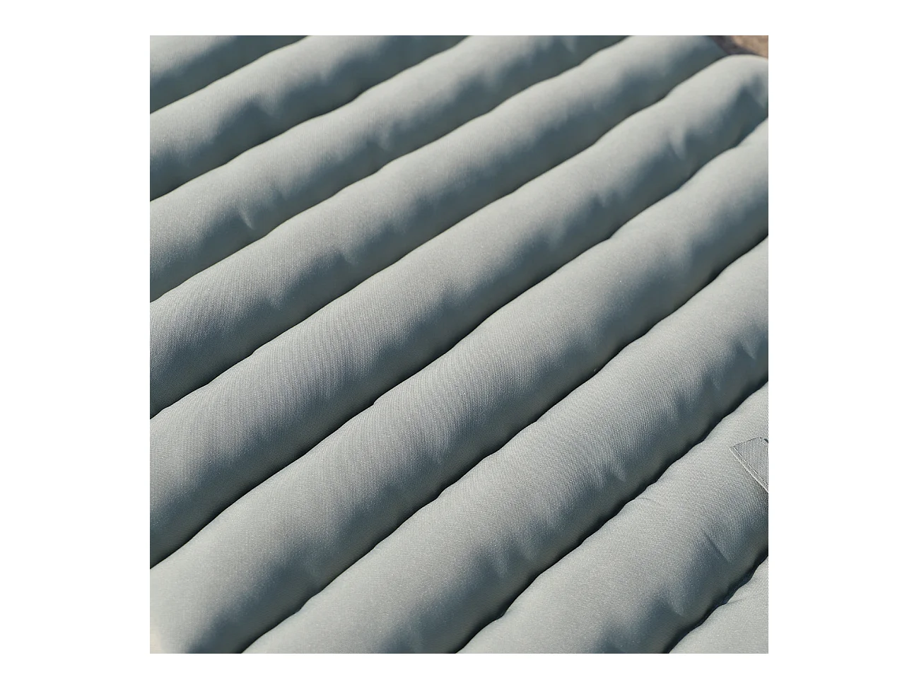 Lot de 2 matelas bain de soleil SORMIOU Vert olive Polyester 180x60CM