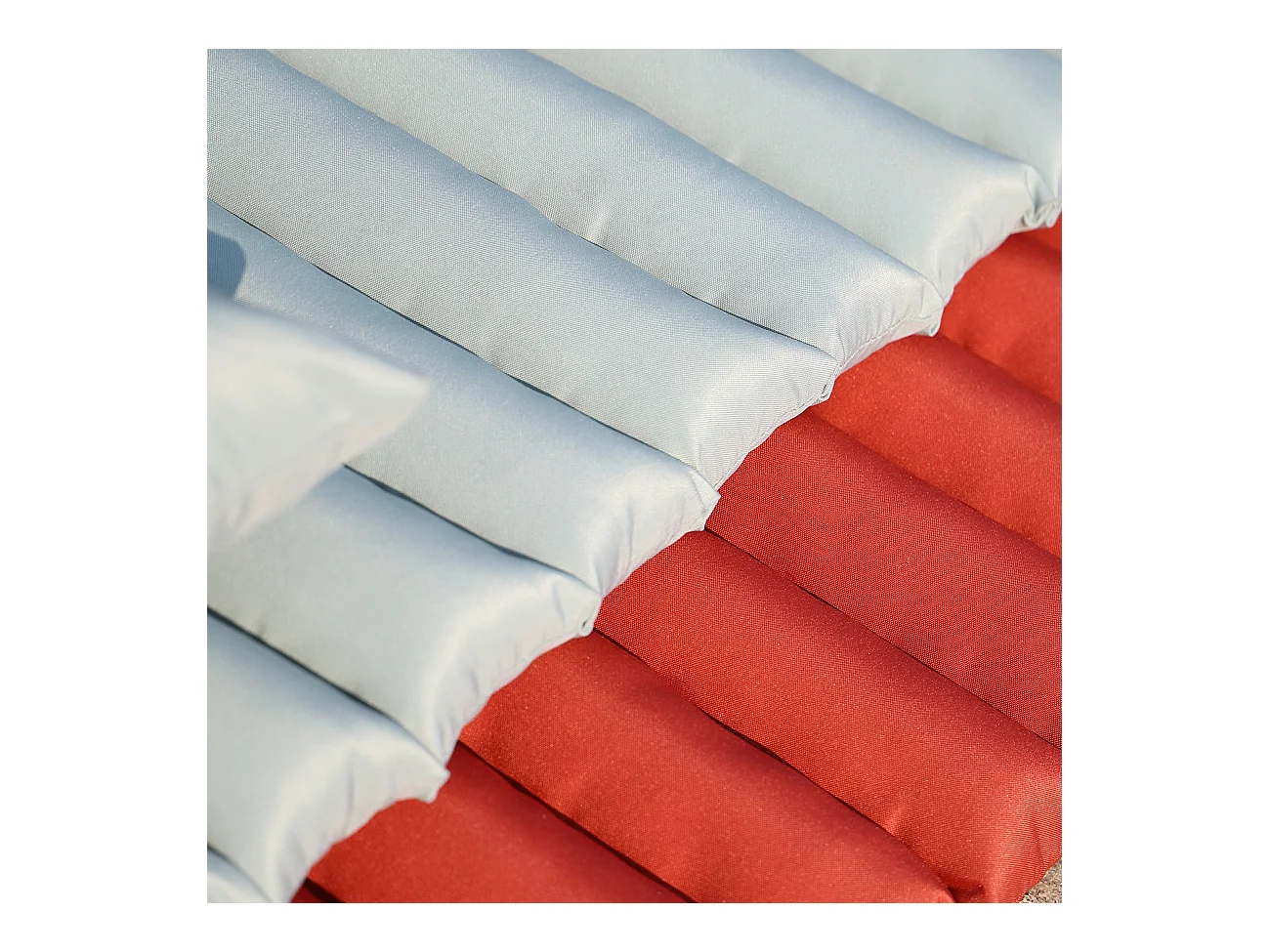 Lot de 2 matelas bain de soleil SORMIOU Vert olive Polyester 180x60CM