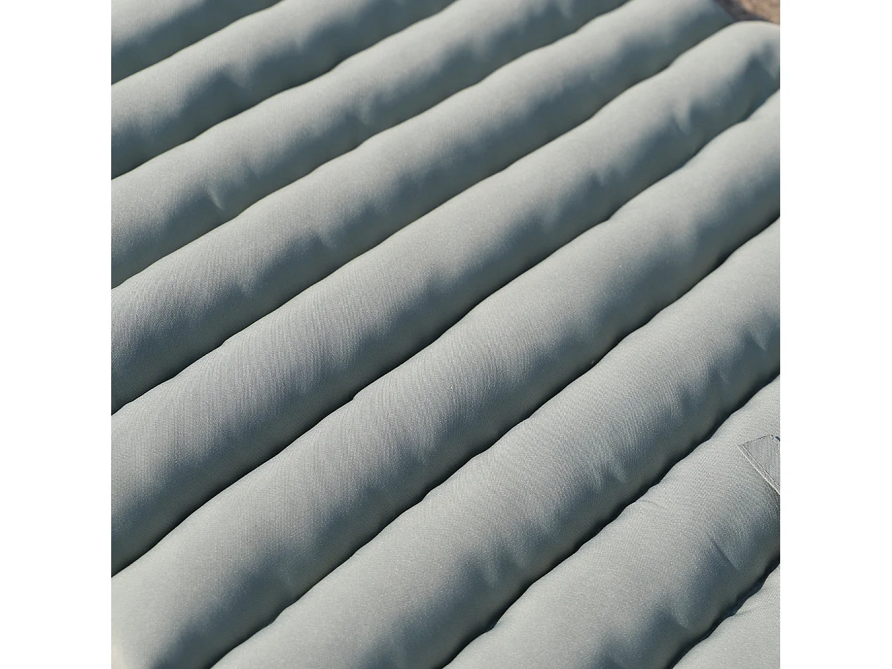 Lot de 2 matelas bain de soleil SORMIOU Vert olive Polyester 180x60CM