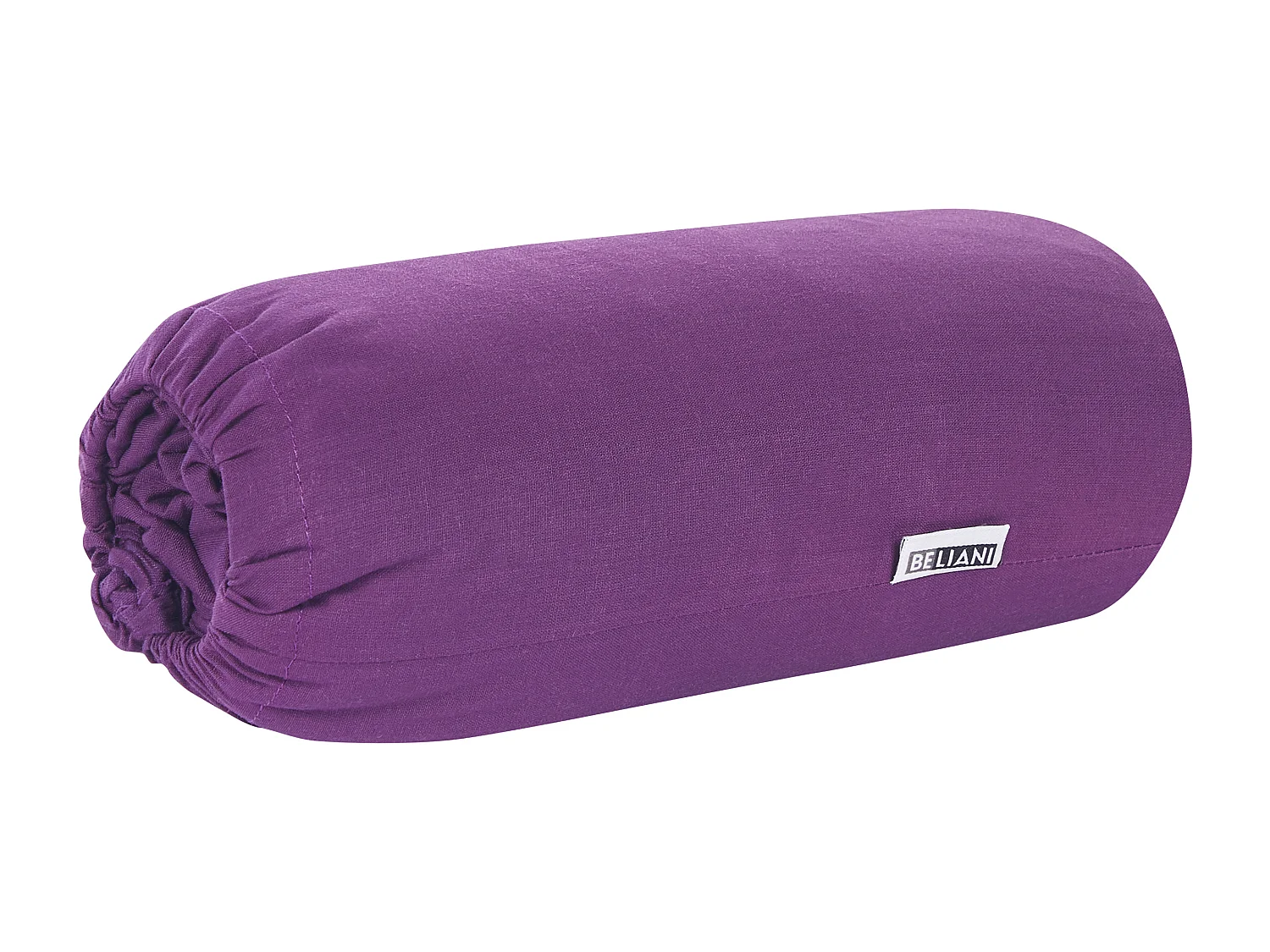 Prześcieradło z gumką JANBU Bawełna 90 x 200 cm Purpurowy