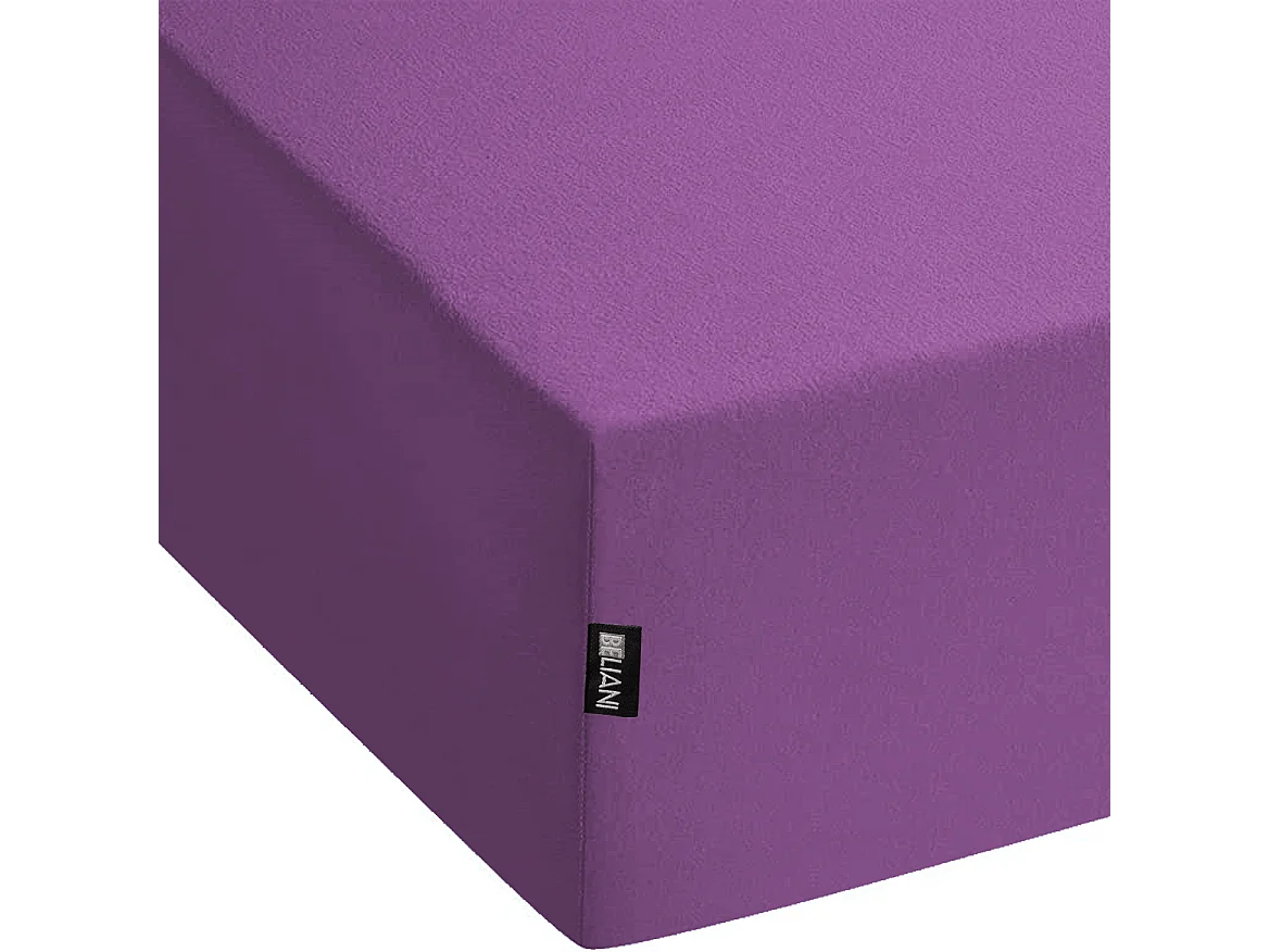 Drap housse JANBU Coton 90 x 200 cm Pourpre