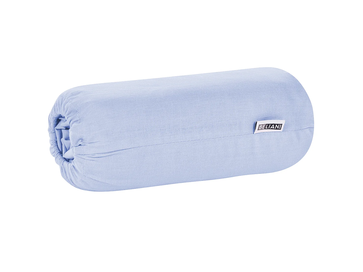 Fitted Sheet JANBU Cotton 160 x 200 cm Light Blue