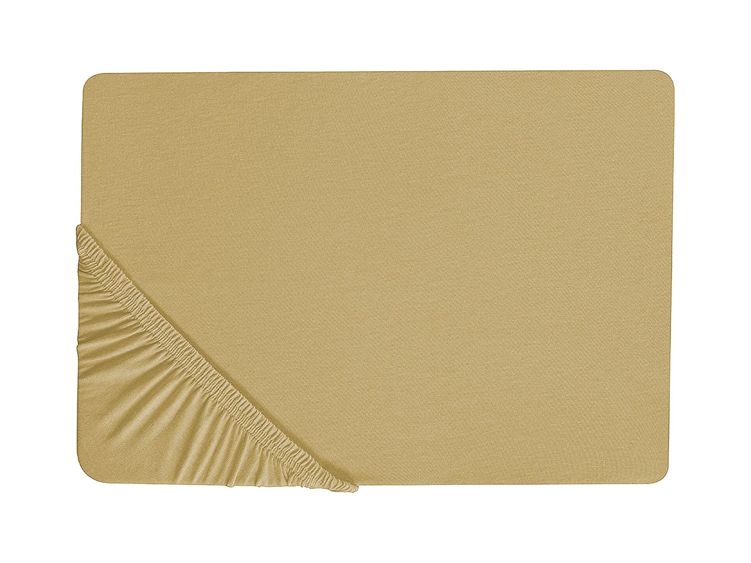 Drap housse JANBU Coton 200 x 200 cm Vert olive