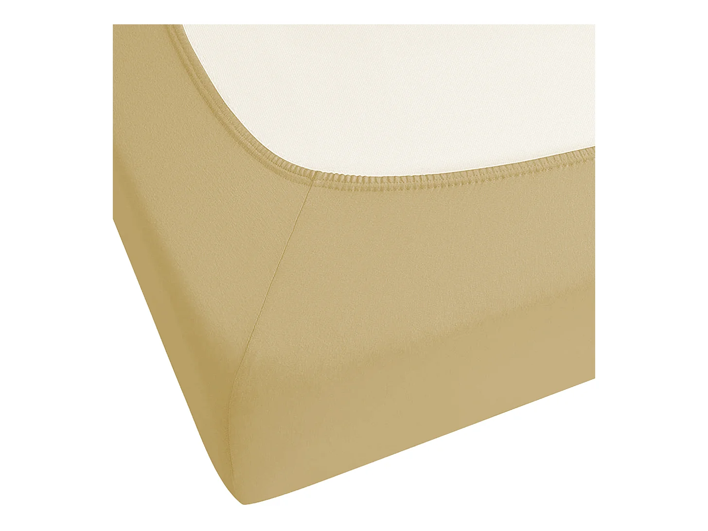 Drap housse JANBU Coton 200 x 200 cm Vert olive