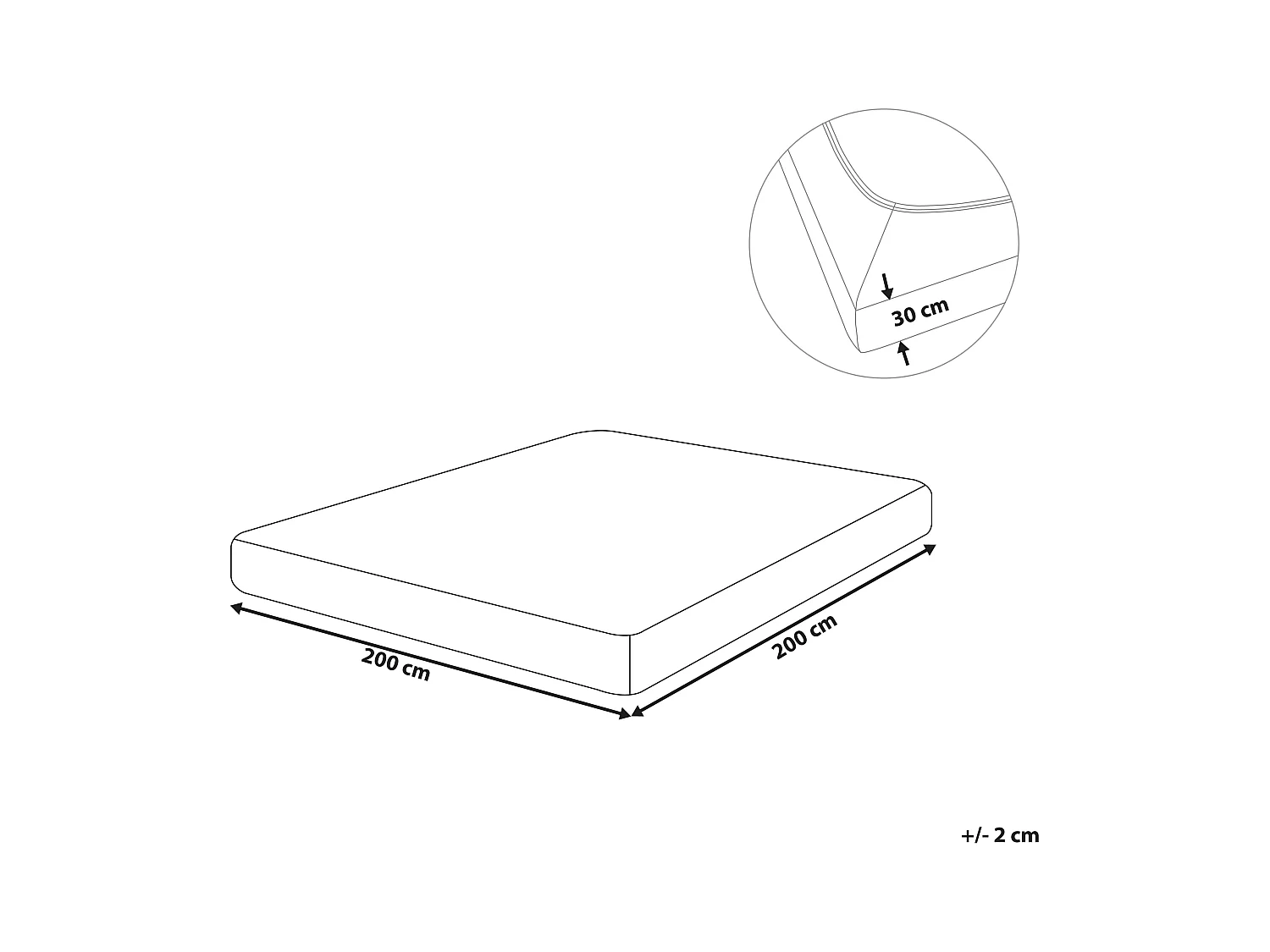 Prześcieradło z gumką JANBU Bawełna 200 x 200 cm Oliwkowy