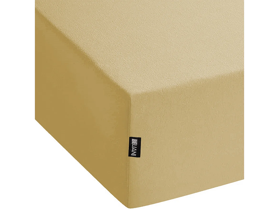 Coprimaterasso elasticizzato JANBU Cotone 200 x 200 cm Verde oliva