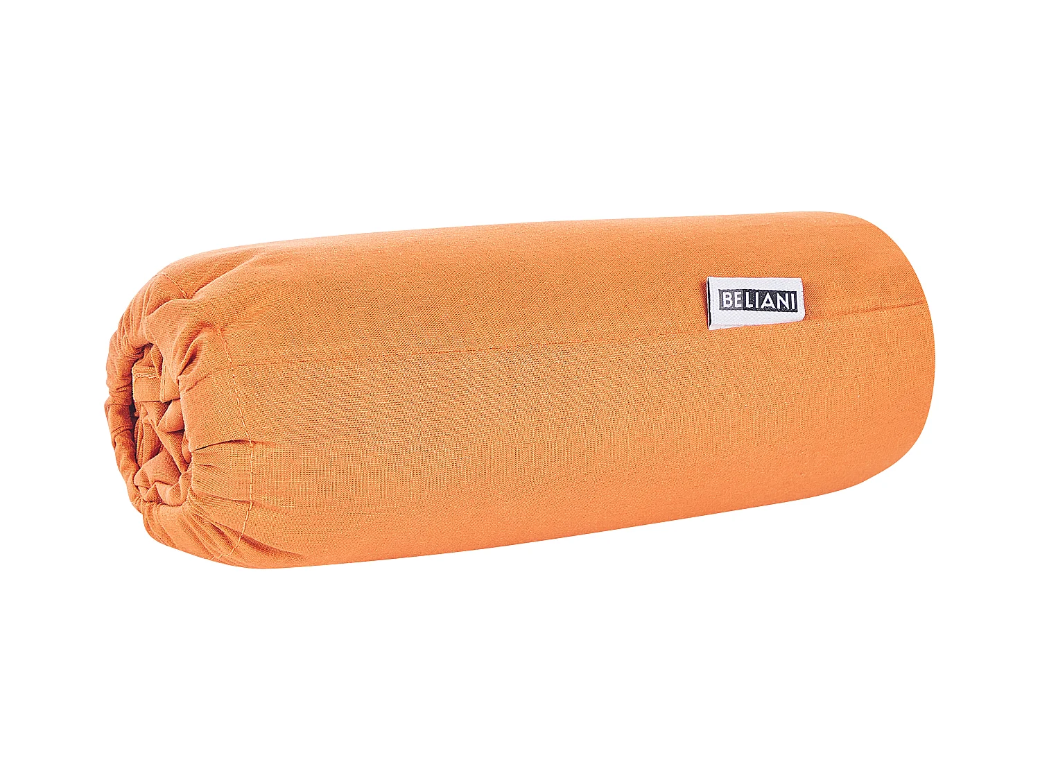 Spannbettlaken Baumwolle orange 140 x 200 cm Steghöhe 30 cm mit Gummizug Janbu