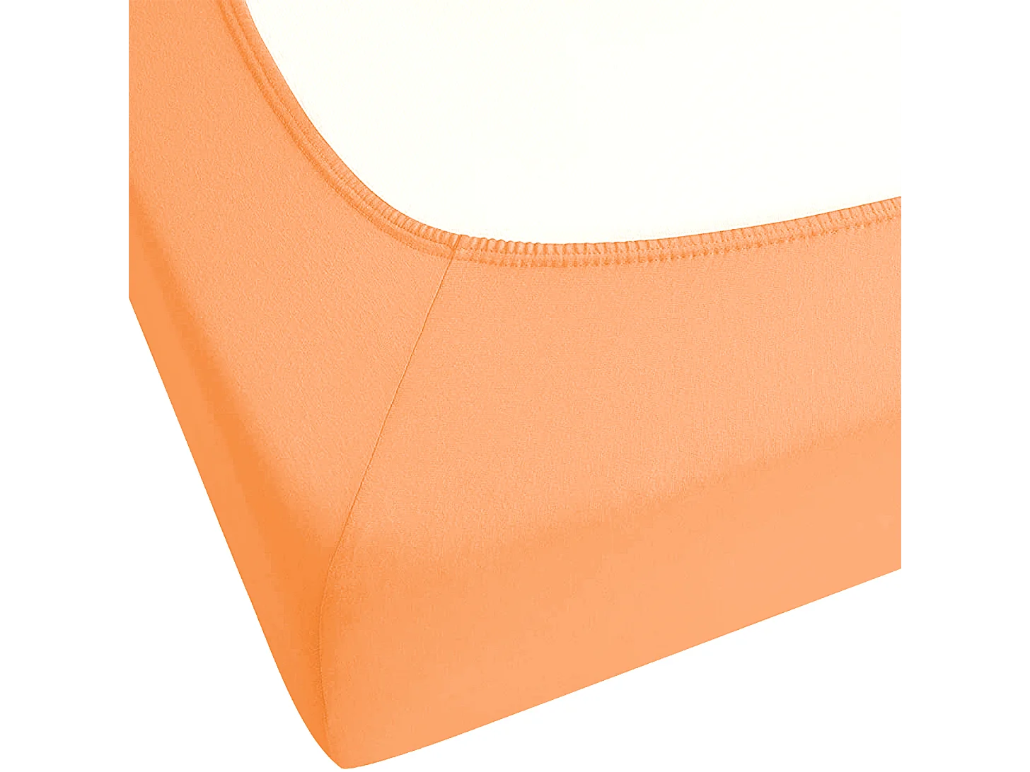 Drap housse JANBU Coton 140 x 200 cm Orange