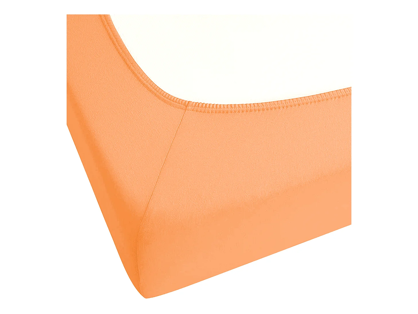 Coprimaterasso elasticizzato JANBU Cotone 180 x 200 cm Arancione