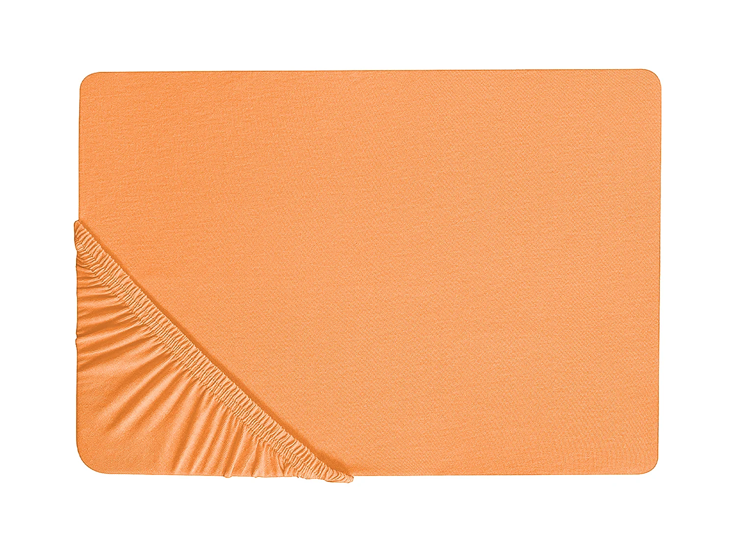 Coprimaterasso elasticizzato JANBU Cotone 180 x 200 cm Arancione
