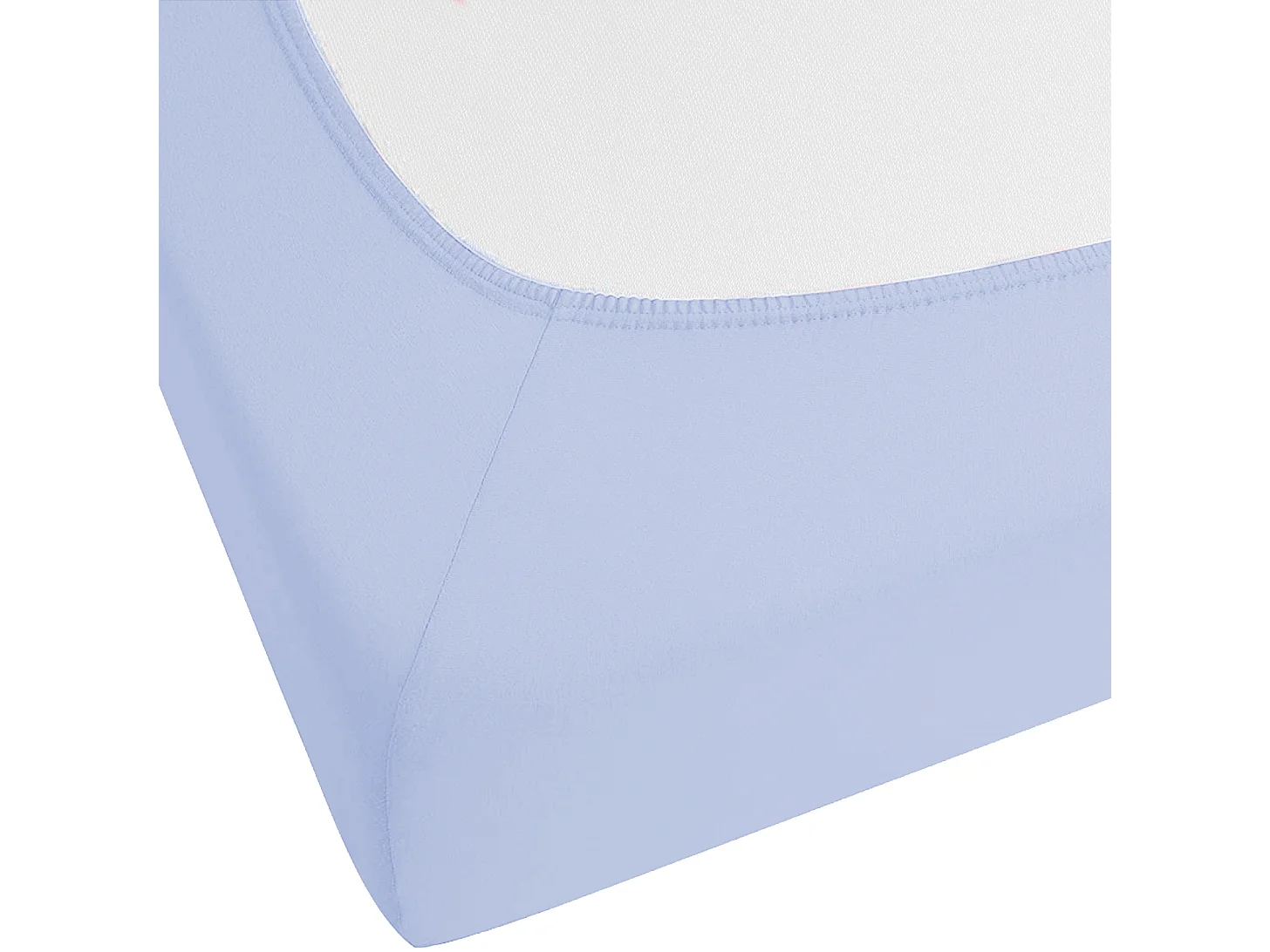 Coprimaterasso elasticizzato JANBU Cotone 200 x 200 cm Azzurro