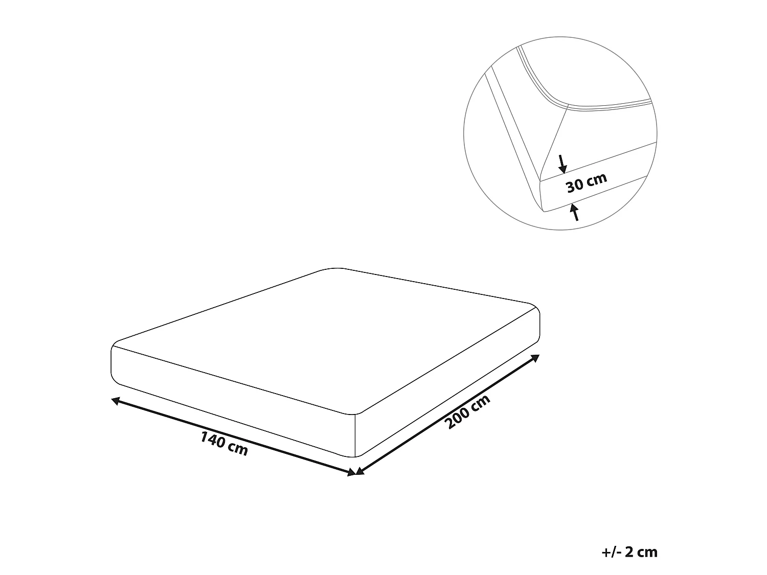 Prześcieradło z gumką JANBU Bawełna 140 x 200 cm Burgundowy