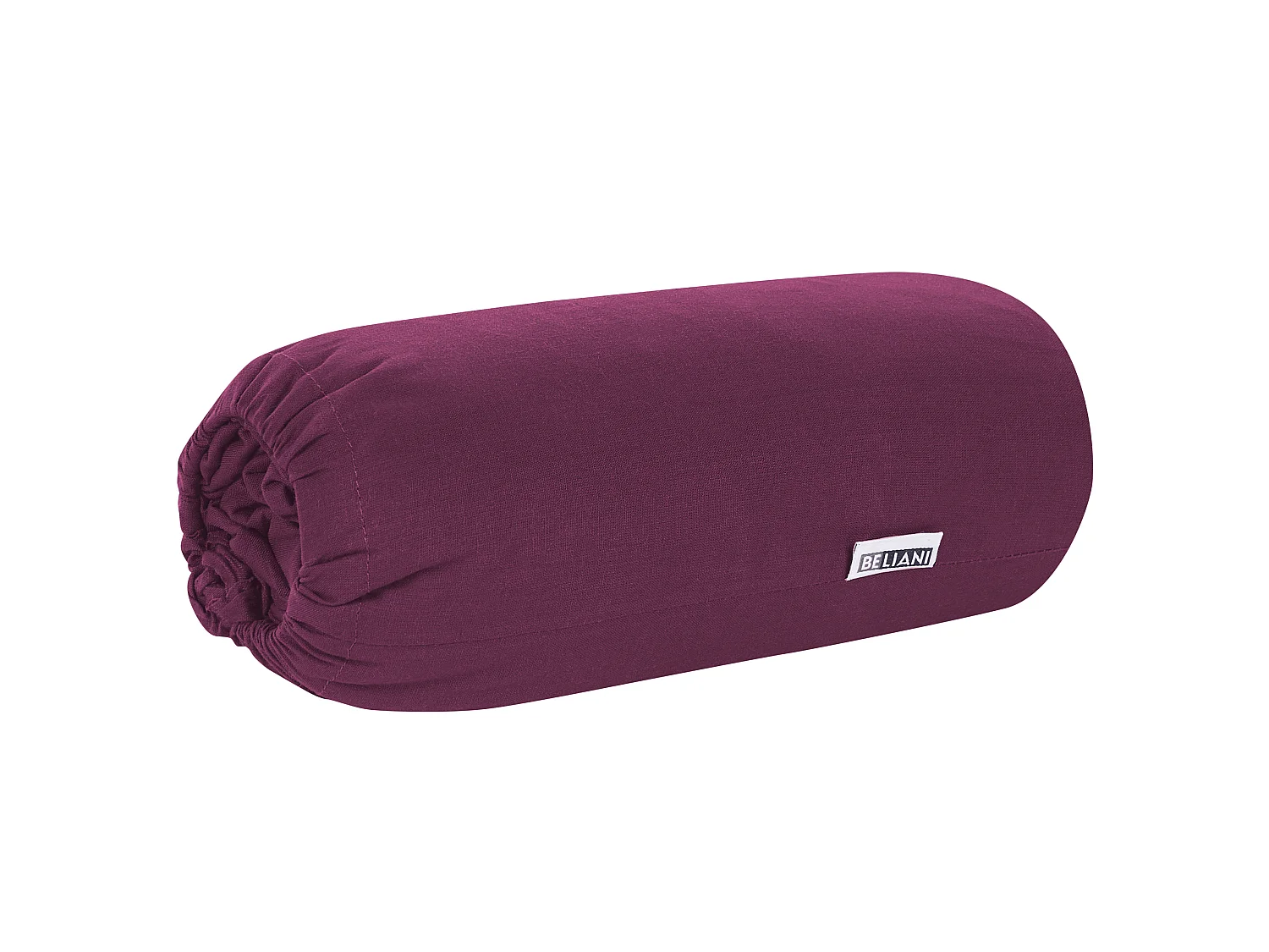 Prześcieradło z gumką JANBU Bawełna 140 x 200 cm Burgundowy