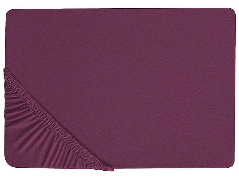 Lençol-capa JANBU Algodão 140 x 200 cm Bordeaux