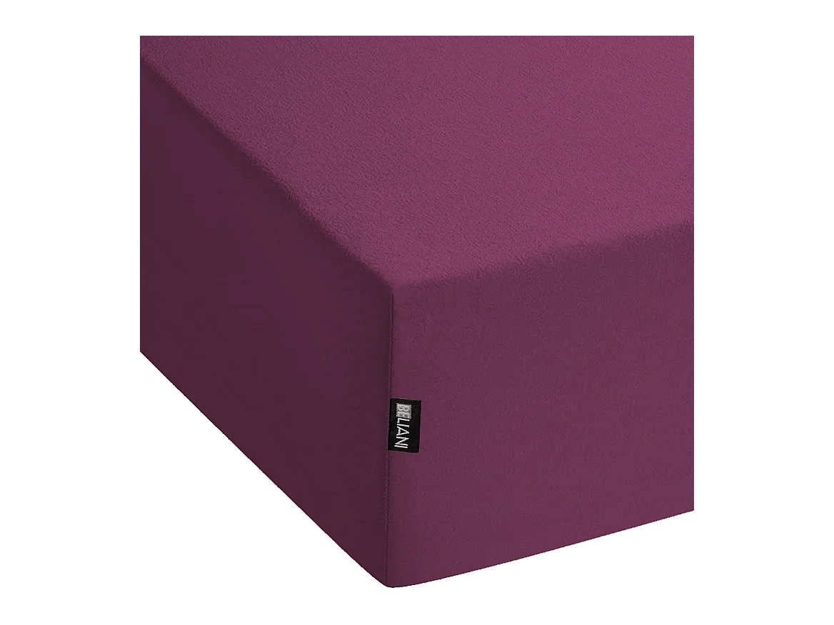 Hoeslaken JANBU Katoen 90 x 200 cm Bordeaux