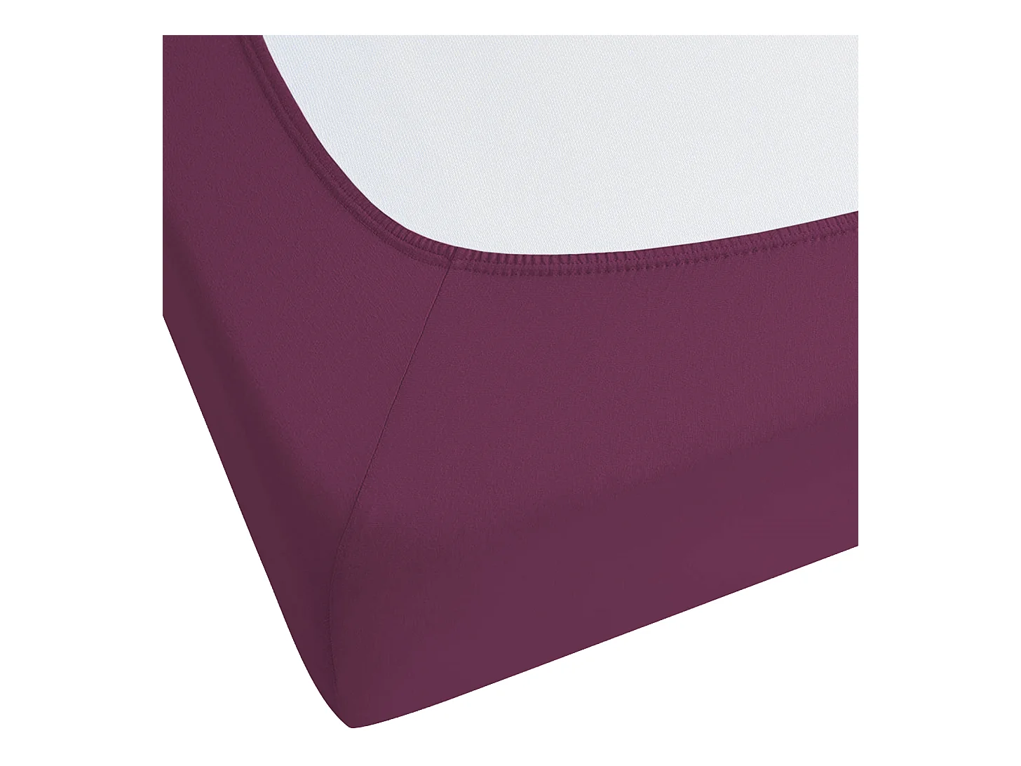 Hoeslaken JANBU Katoen 90 x 200 cm Bordeaux