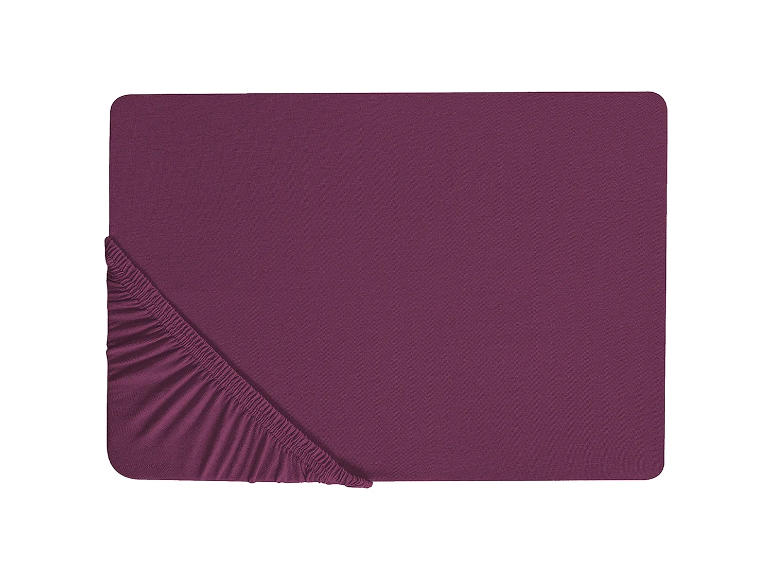 Hoeslaken JANBU Katoen 90 x 200 cm Bordeaux