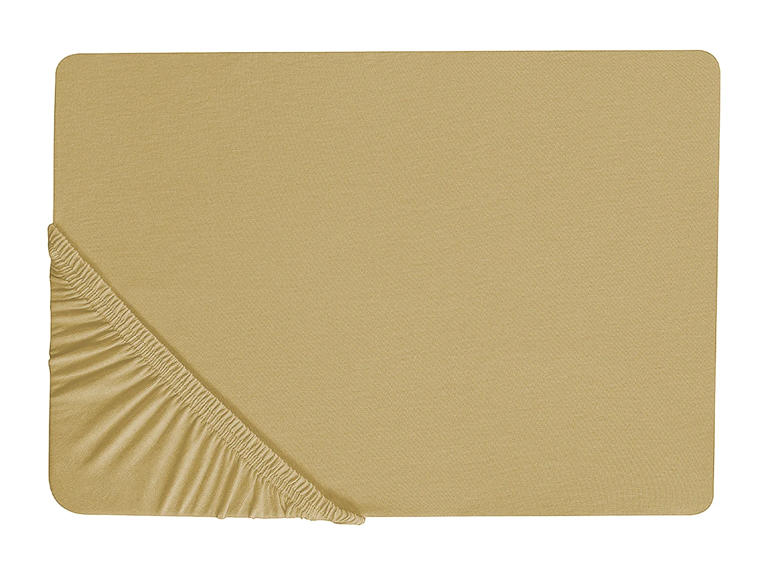 Drap housse JANBU Coton 180 x 200 cm Vert olive