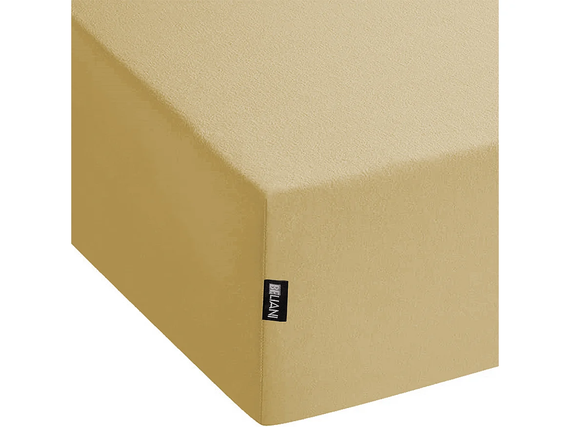 Drap housse JANBU Coton 140 x 200 cm Vert olive