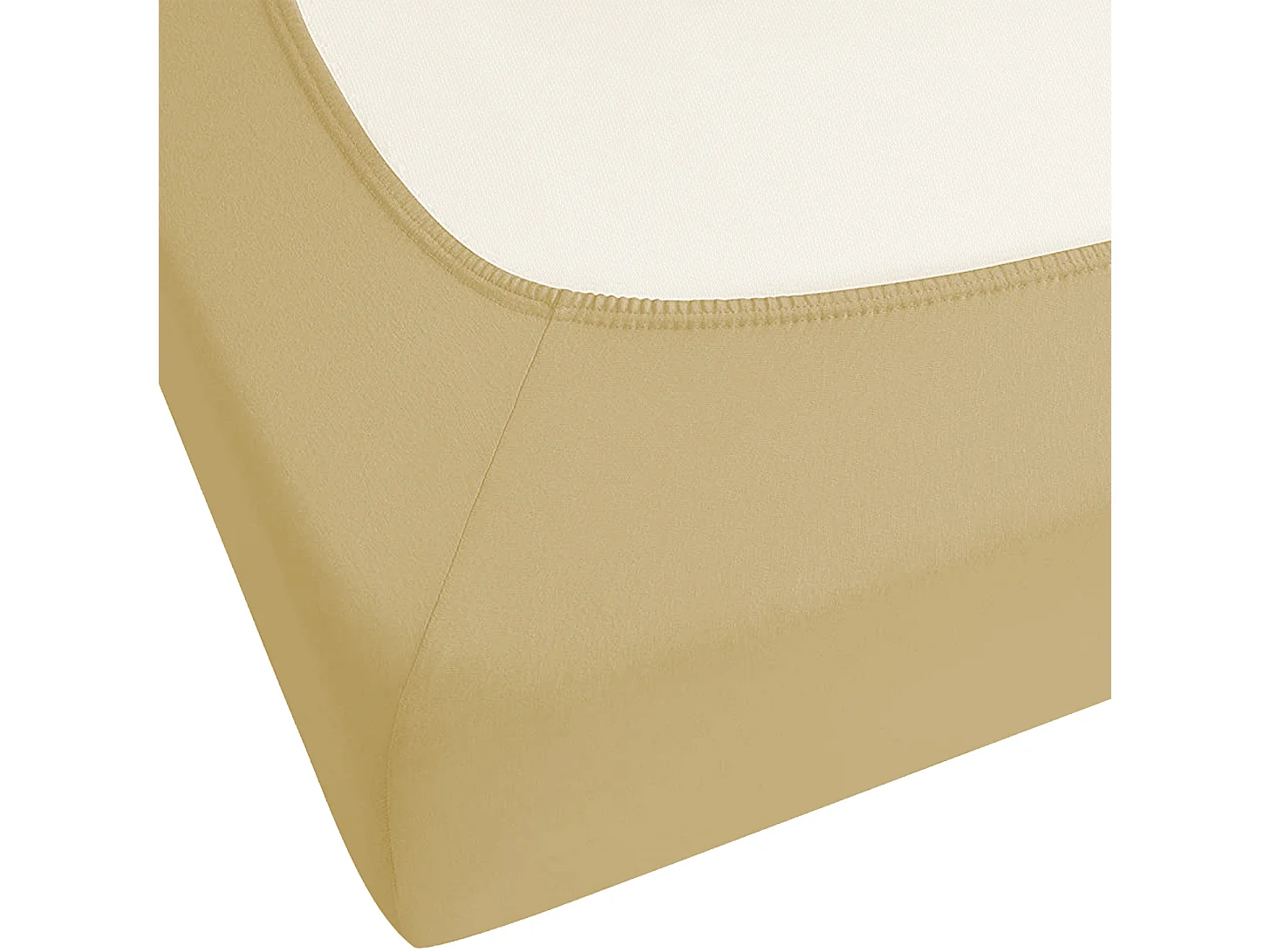 Coprimaterasso elasticizzato JANBU Cotone 140 x 200 cm Verde oliva