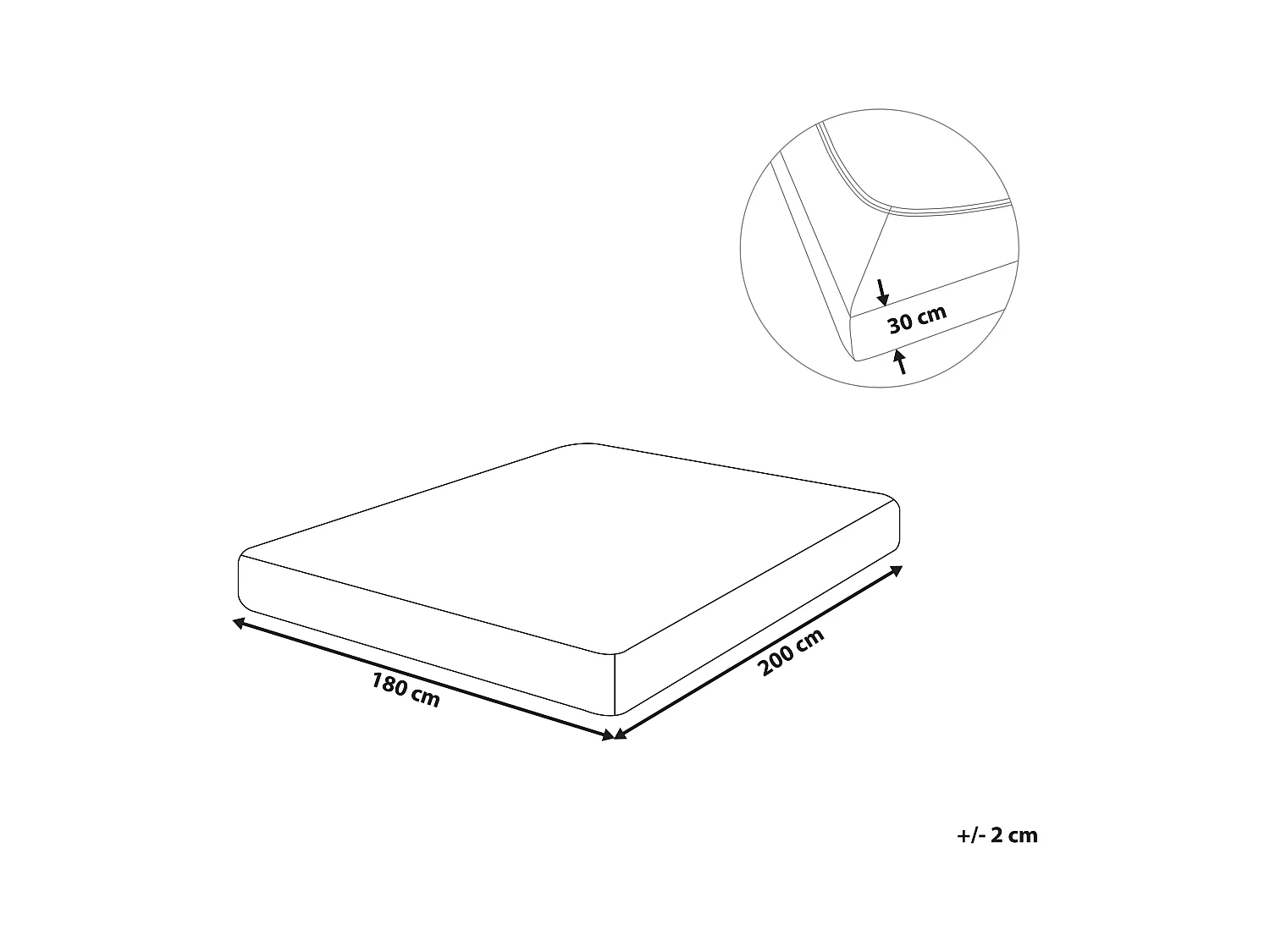 Drap housse JANBU Coton 180 x 200 cm Pourpre