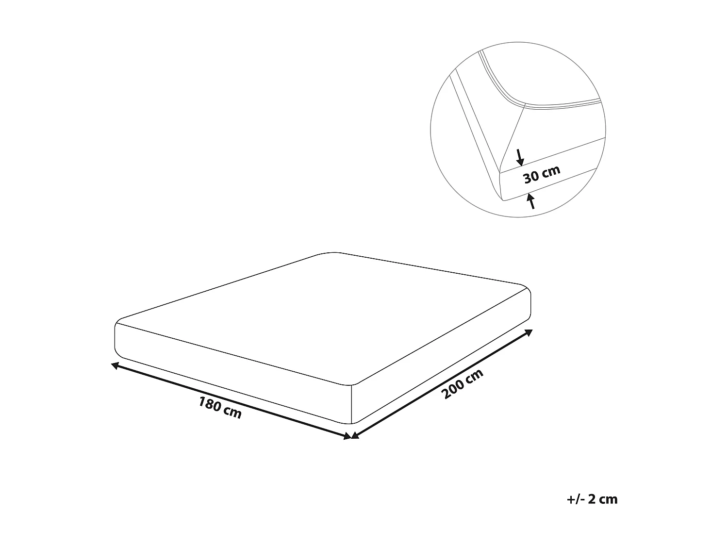 Drap housse JANBU Coton 180 x 200 cm Pourpre