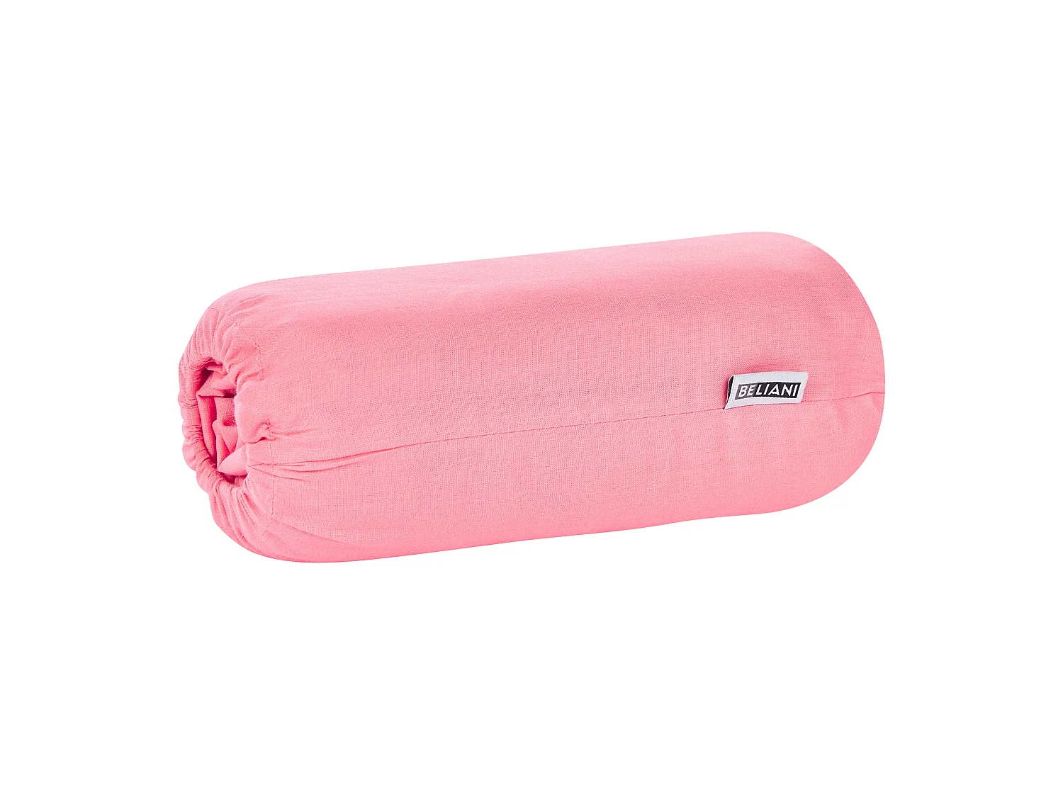 Spannbettlaken Baumwolle korallenrot 180 x 200 cm Steghöhe 30 cm mit Gummizug Janbu