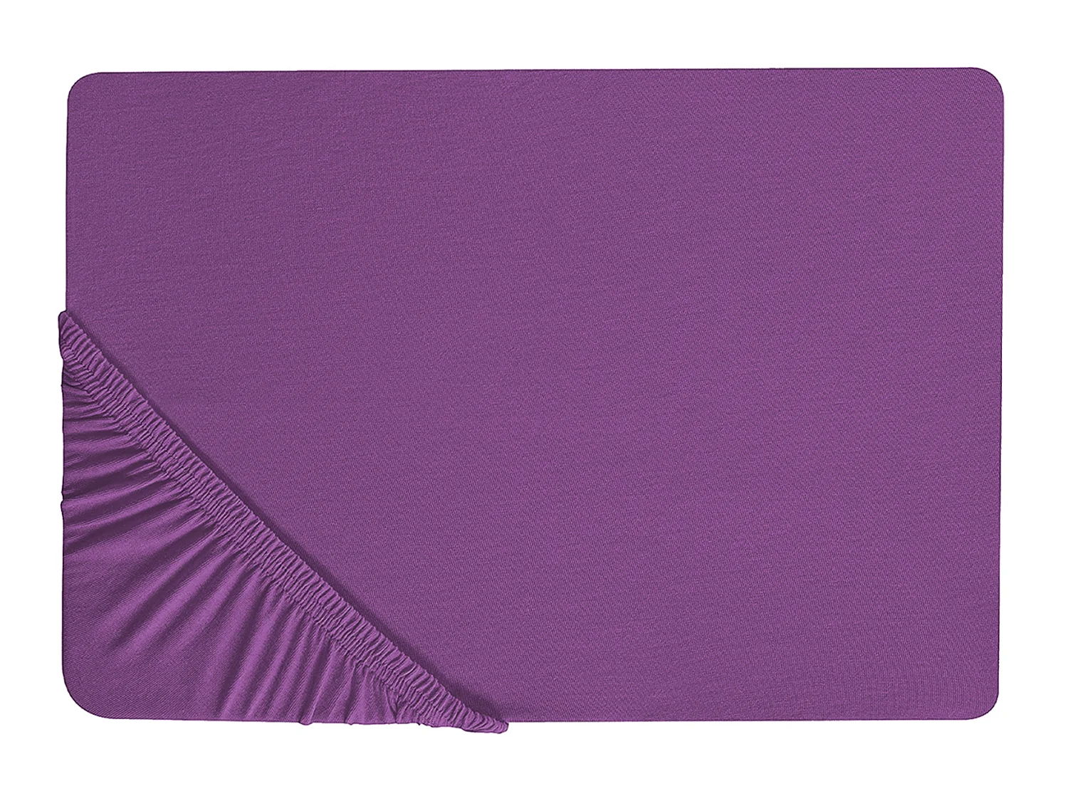 Drap housse JANBU Coton 200 x 200 cm Pourpre