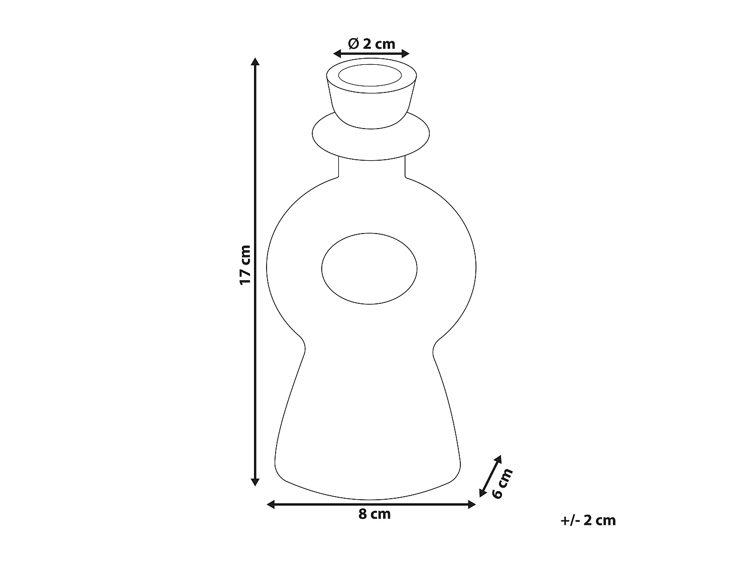Minimalistische Kerzenhalter Kerzenstände, Weiß gerundete Form Sparta