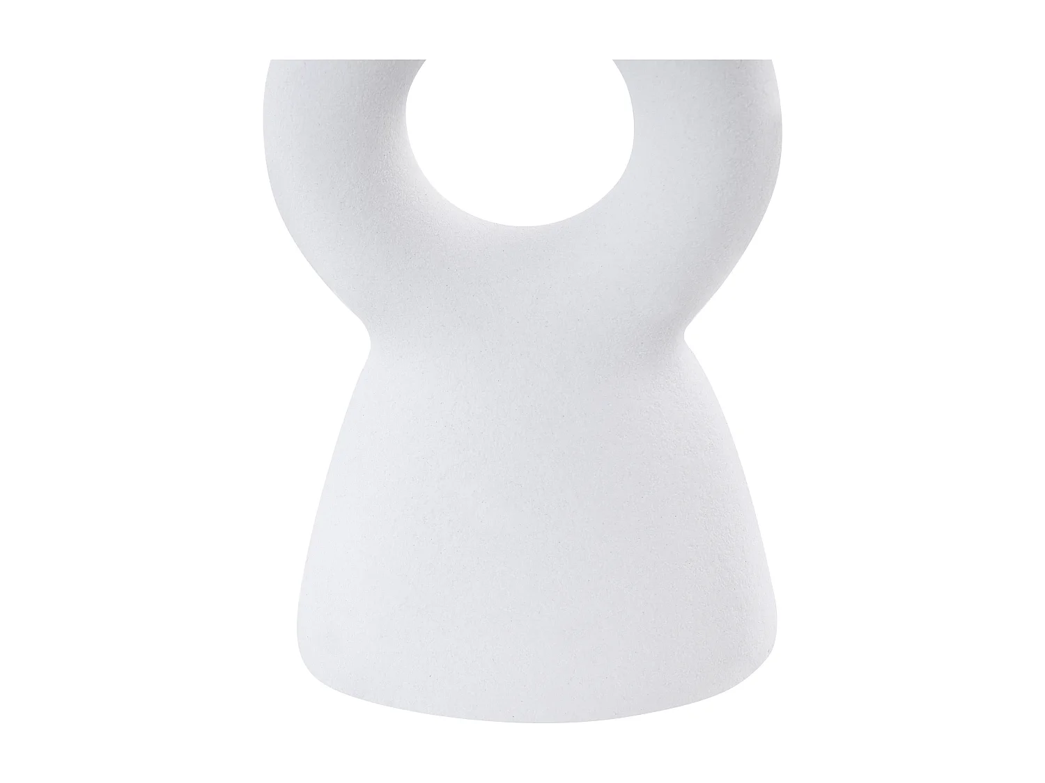 Świecznik SPARTA Ceramika 17 cm Złamana biel