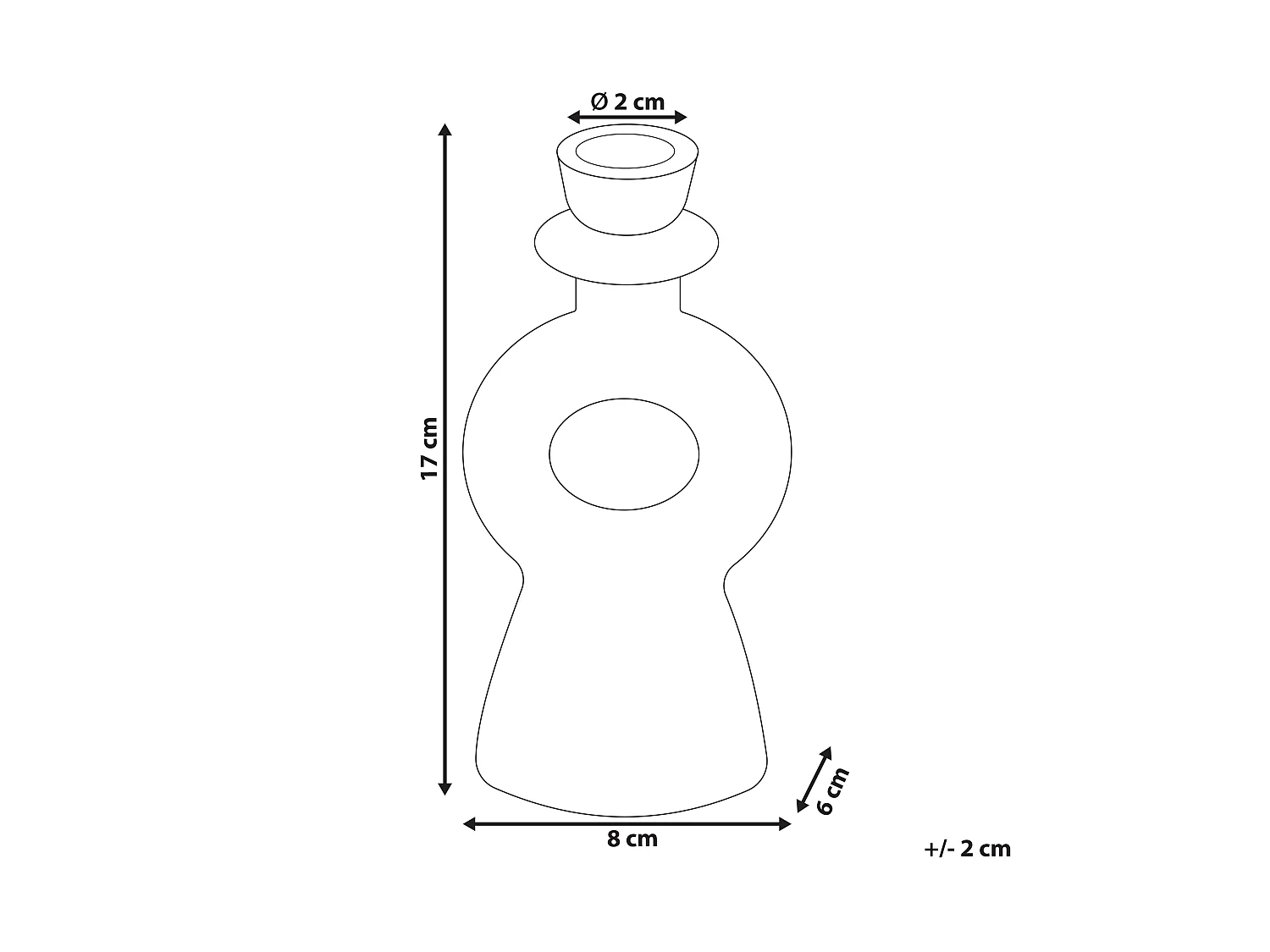 Minimalistische Kerzenhalter Kerzenstände, Weiß gerundete Form Sparta
