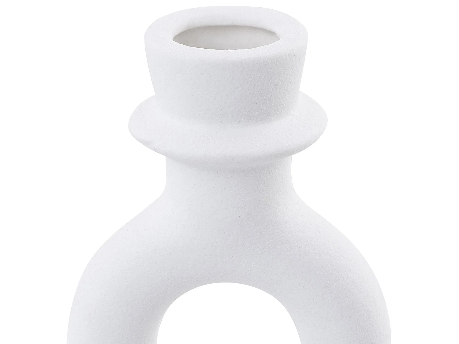 Ljusstake SPARTA 17 cm Keramik Off-White