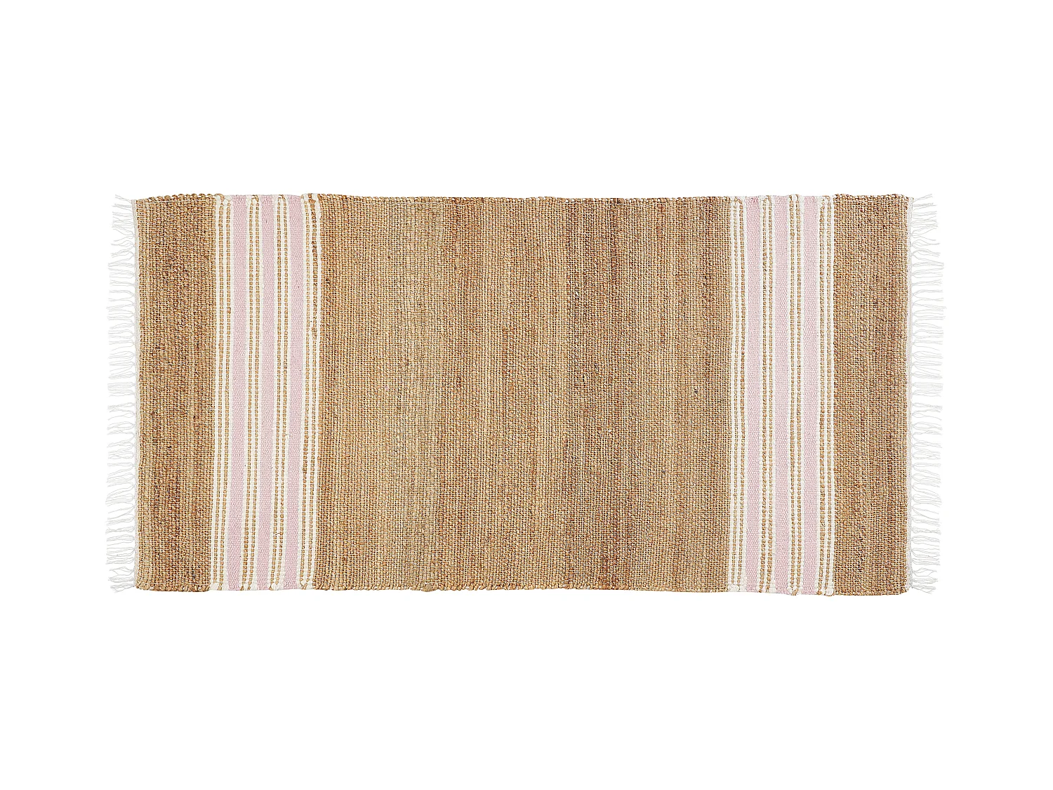 Tapis MIRZA Rose pastel 80 x 150 cm Jute
