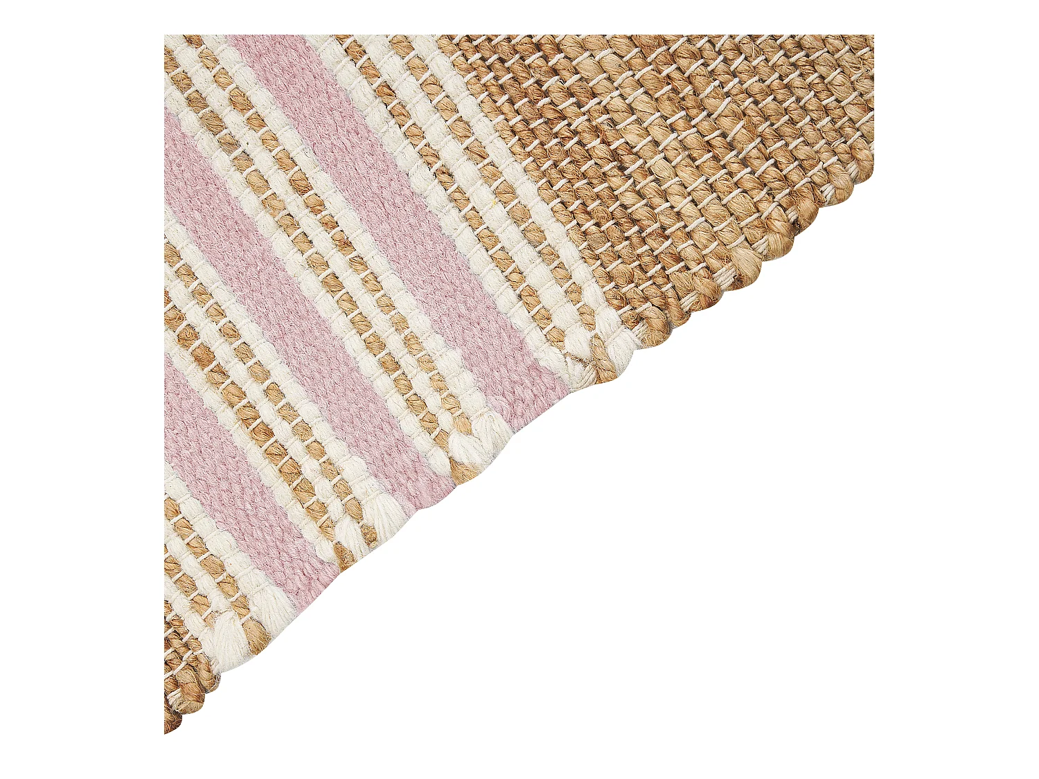 Tapis MIRZA Rose pastel 80 x 150 cm Jute