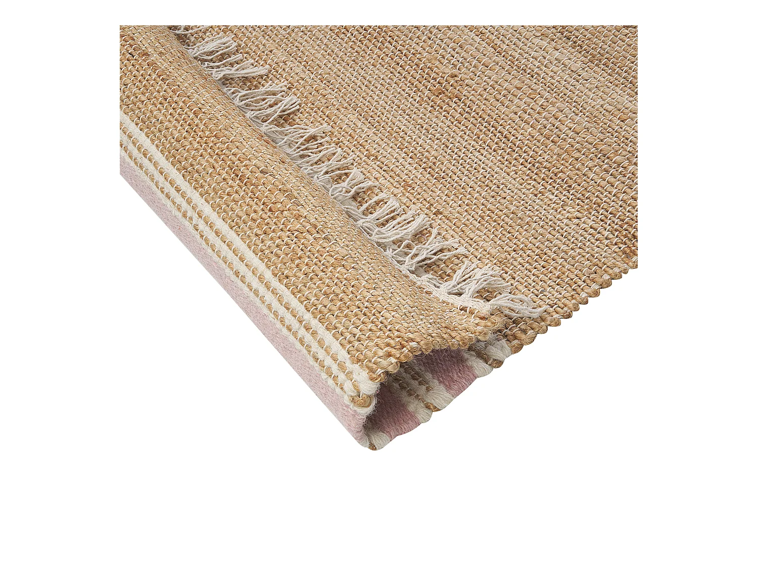 Tapis MIRZA Rose pastel 80 x 150 cm Jute