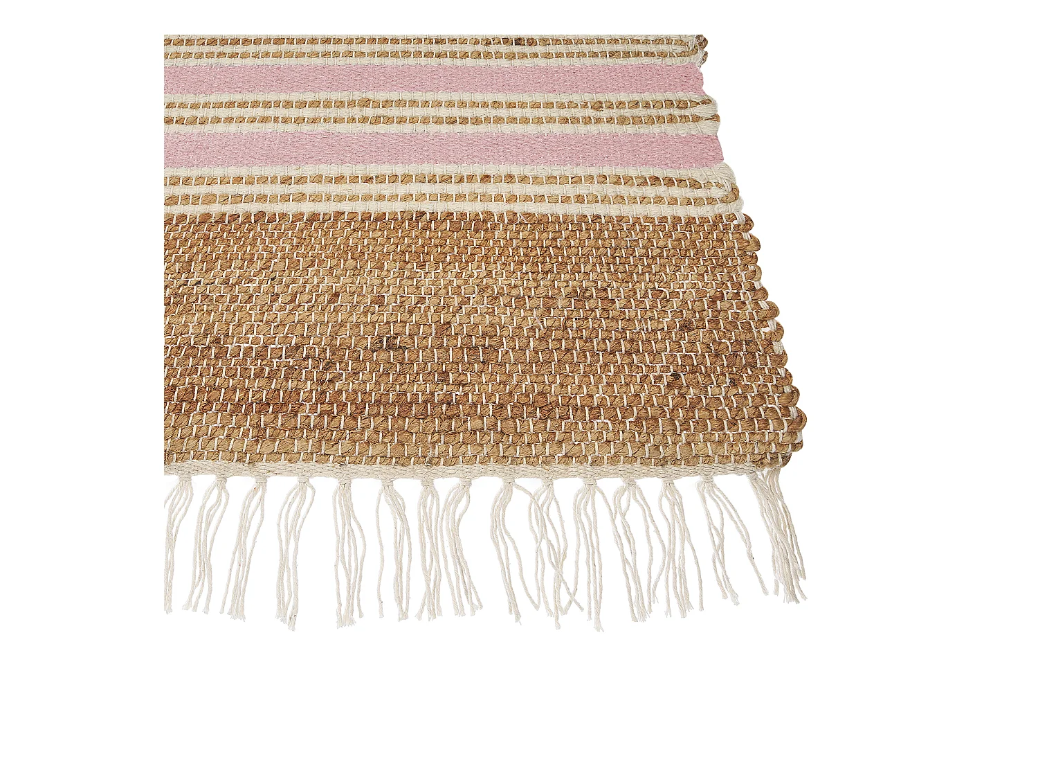 Tapis MIRZA Rose pastel 80 x 150 cm Jute