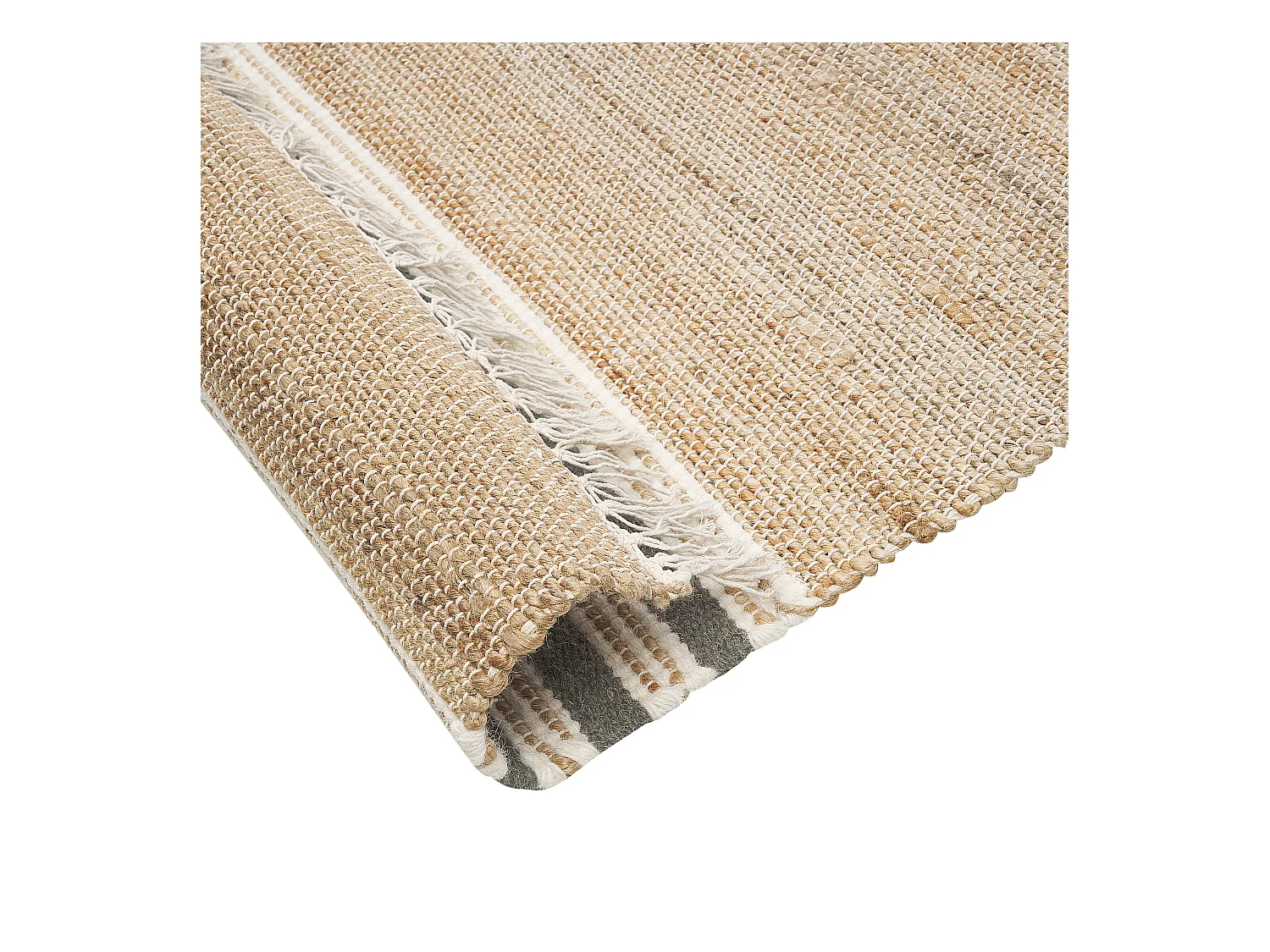 Tapete MIRZA 80 x 150 cm Juta Cinzento