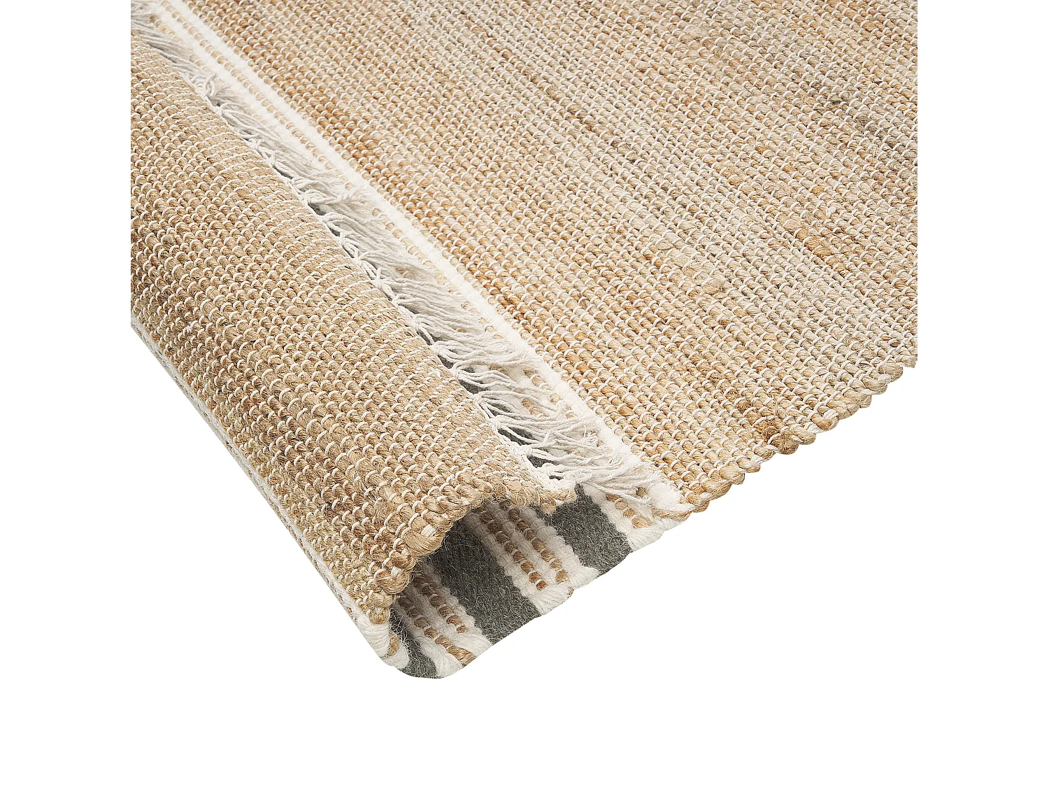 Tapis MIRZA Gris 80 x 150 cm Jute