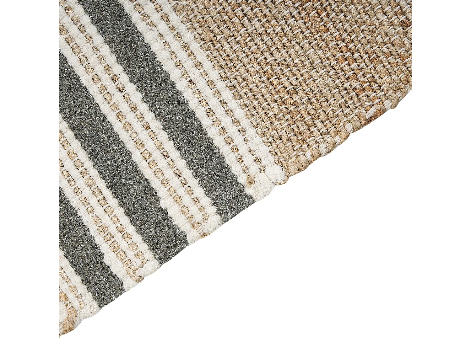 Teppich MIRZA 80 x 150 cm Jute Grau