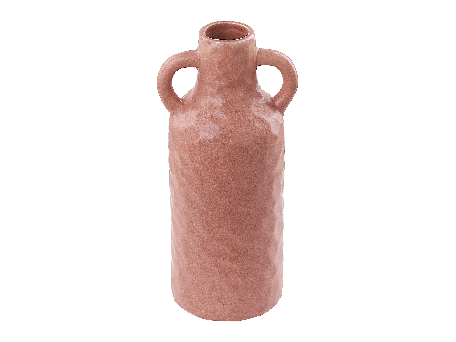 Dekorative Blumenvase Keramik Wohnzubehör 24 cm Rosa Drama
