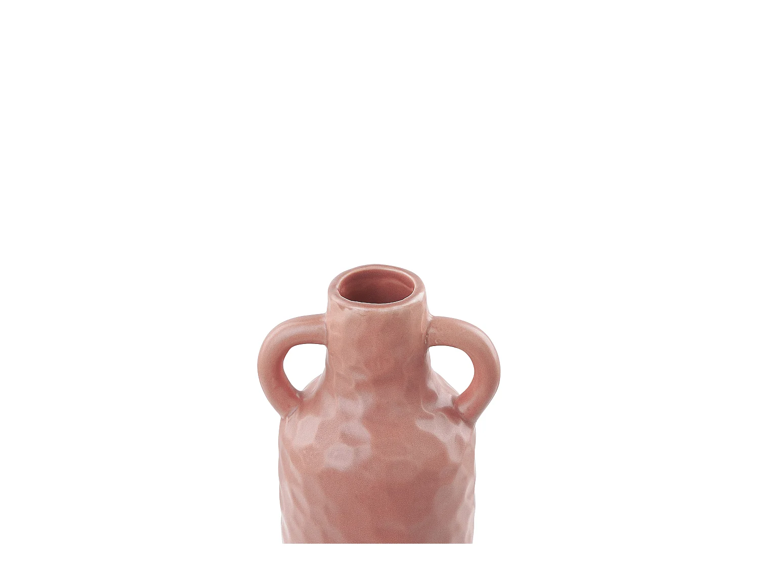 Dekorative Blumenvase Keramik Wohnzubehör 24 cm Rosa Drama