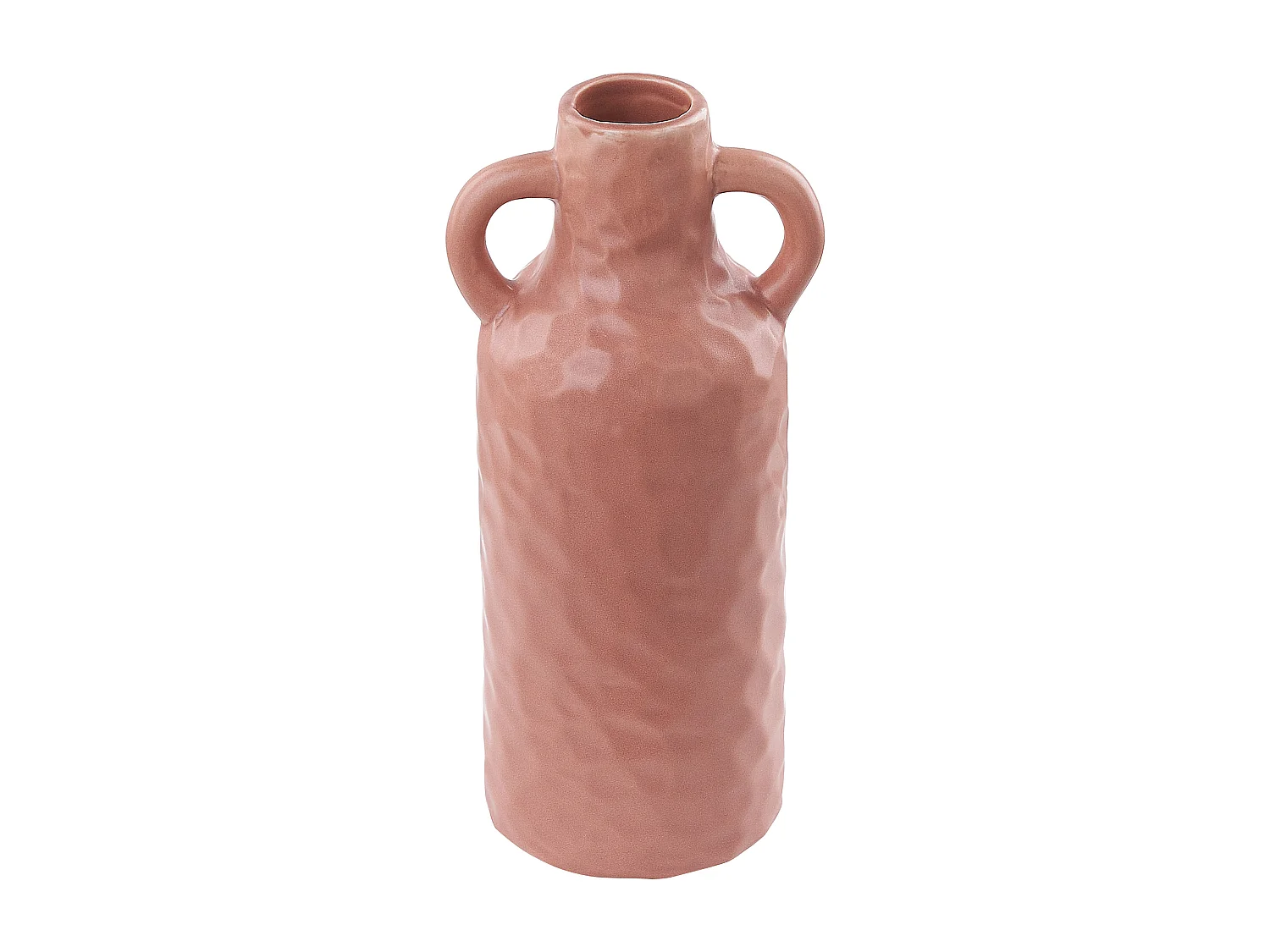 Vase à fleurs DRAMA Céramique 24 cm Rose pastel