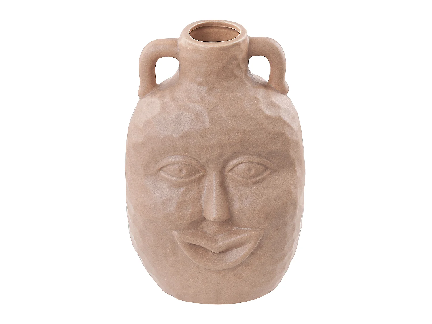 Vase à fleurs VERIA Céramique 26 cm Beige sable