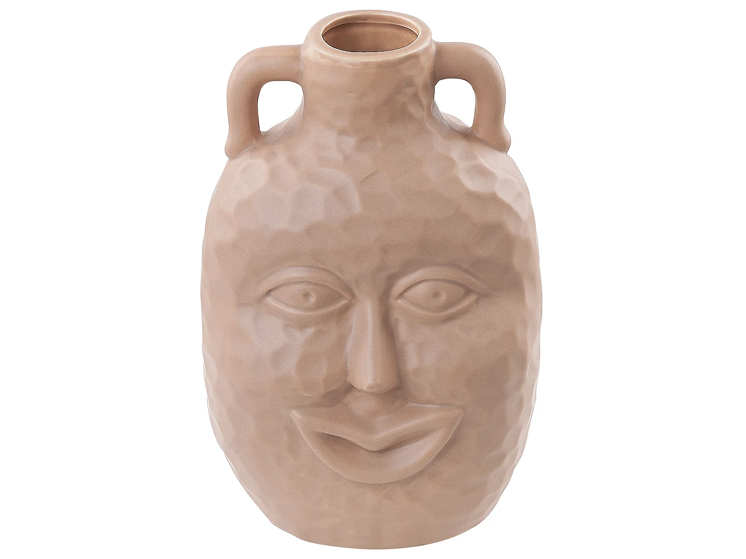 Vase à fleurs VERIA Céramique 26 cm Beige sable