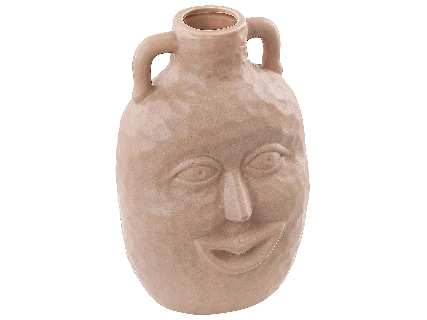 Vase à fleurs VERIA Céramique 26 cm Beige sable