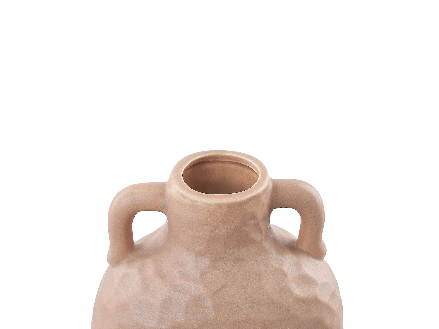 Vase à fleurs VERIA Céramique 26 cm Beige sable
