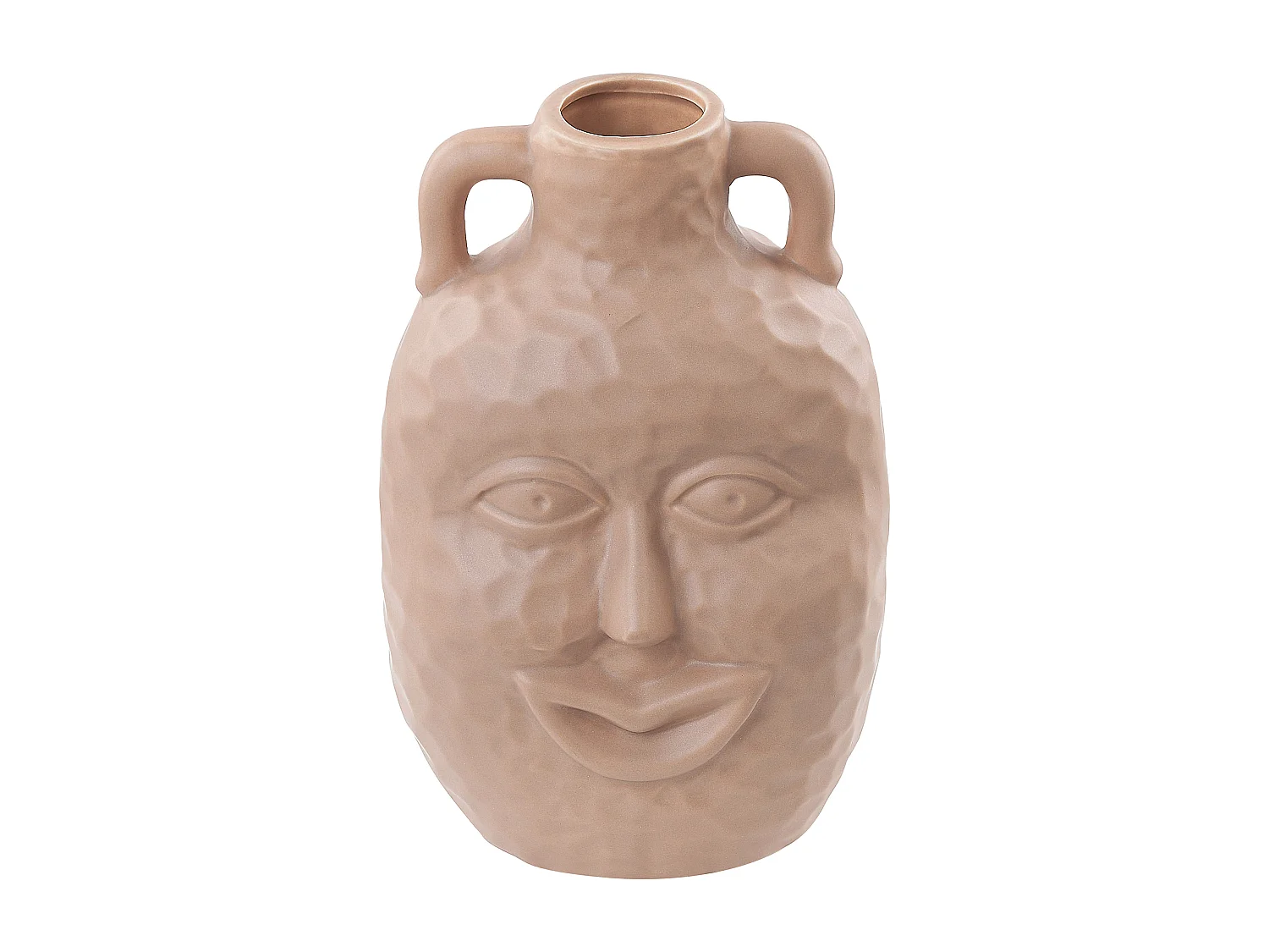 Bloemenvaas VERIA Keramiek 26 cm Zandbeige