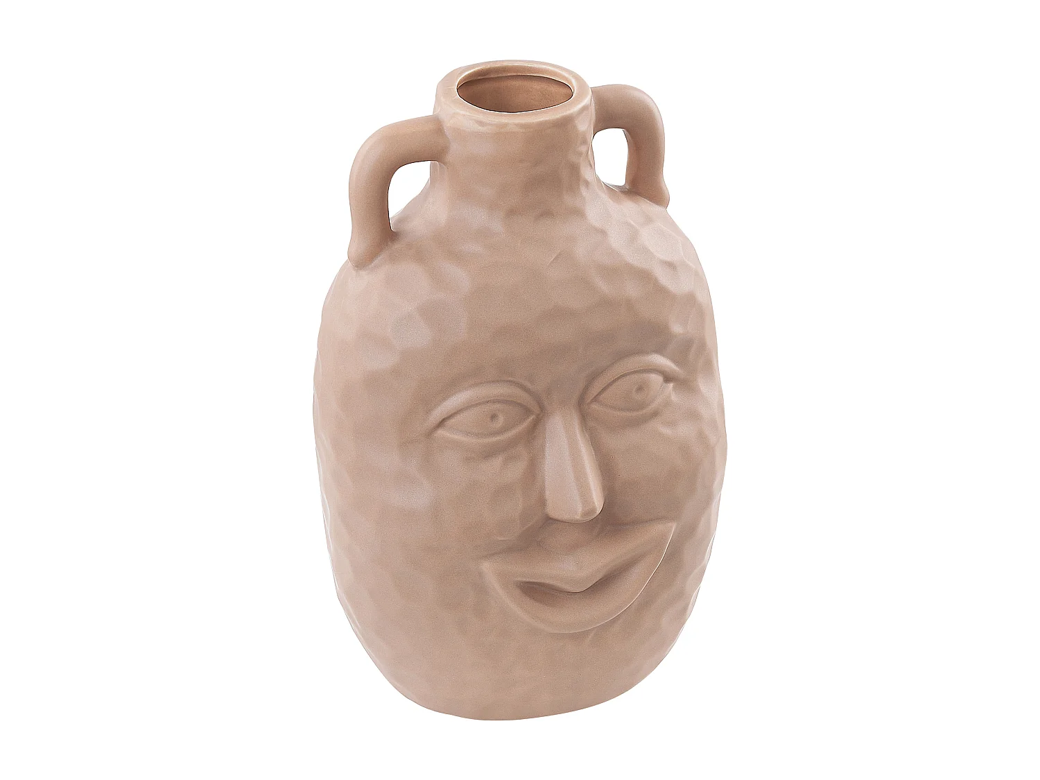 Bloemenvaas VERIA Keramiek 26 cm Zandbeige