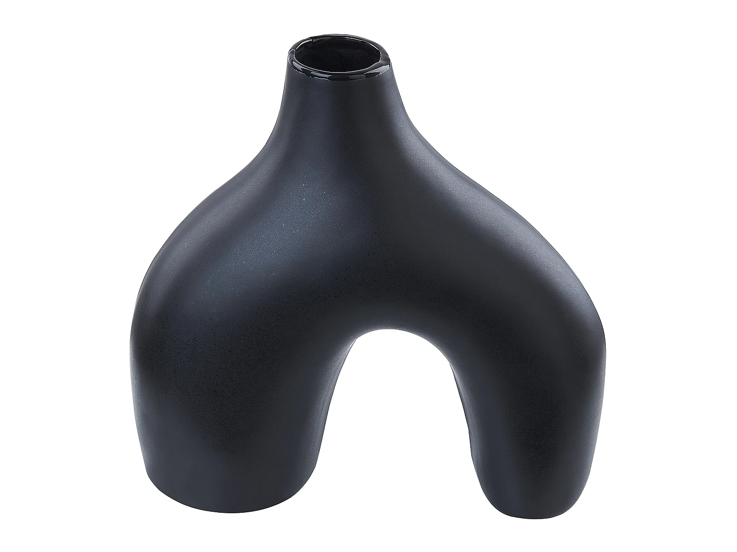 Vase à fleurs LAMIA Céramique 30 cm Noir