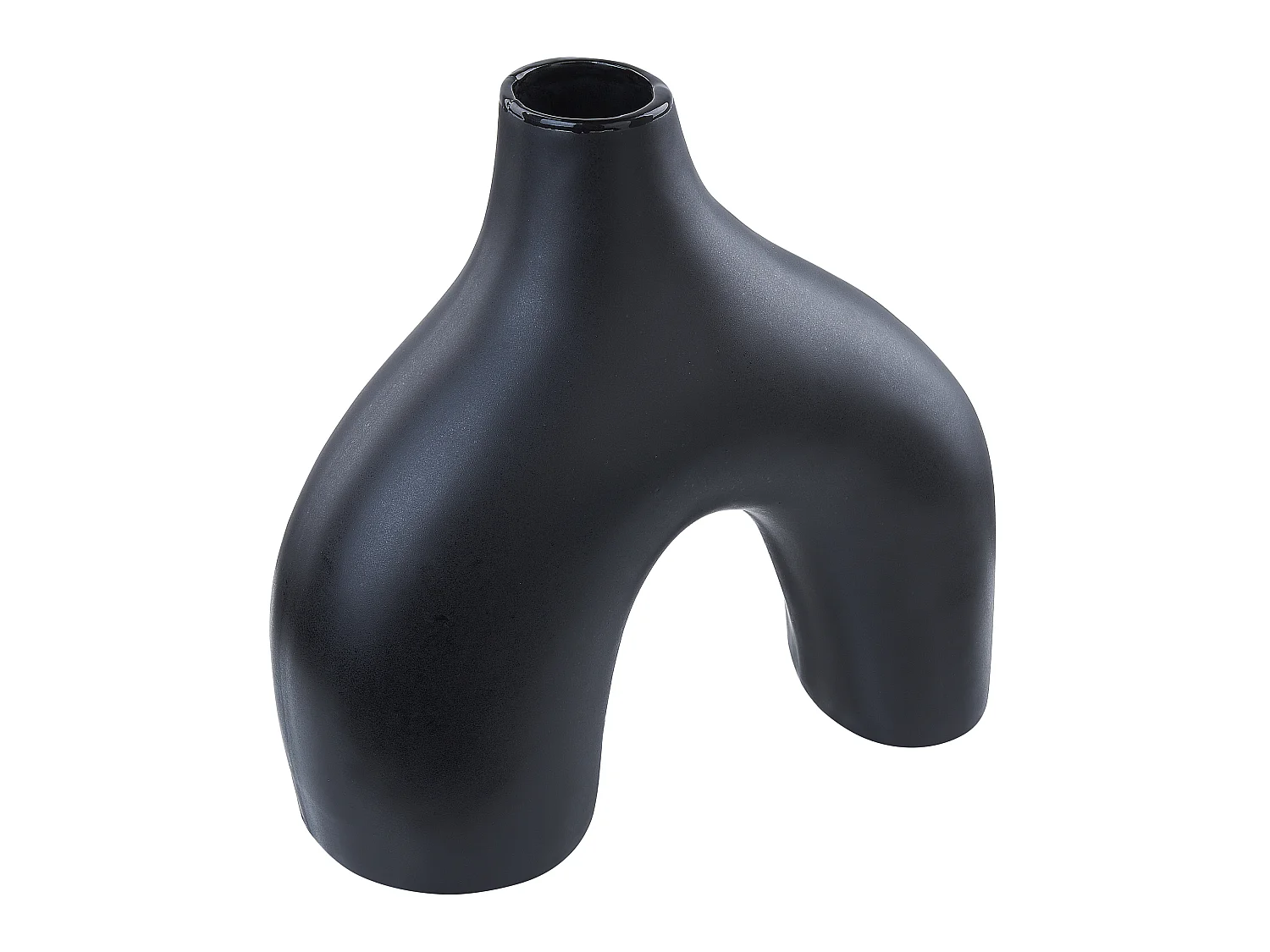 Bloemenvaas LAMIA Keramiek 30 cm Zwart